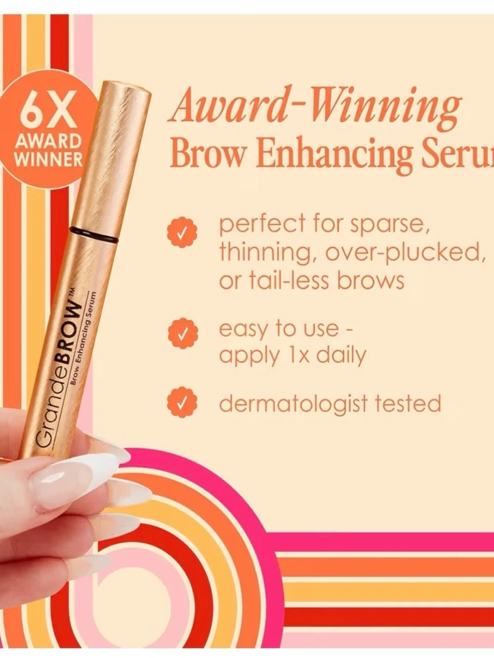 Grande Brow Brow Enhancing Serum — Factory Sealed